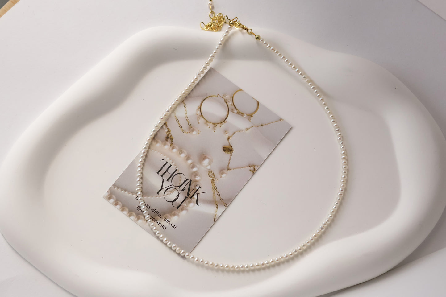 Baby pearl necklace freshwater pearl