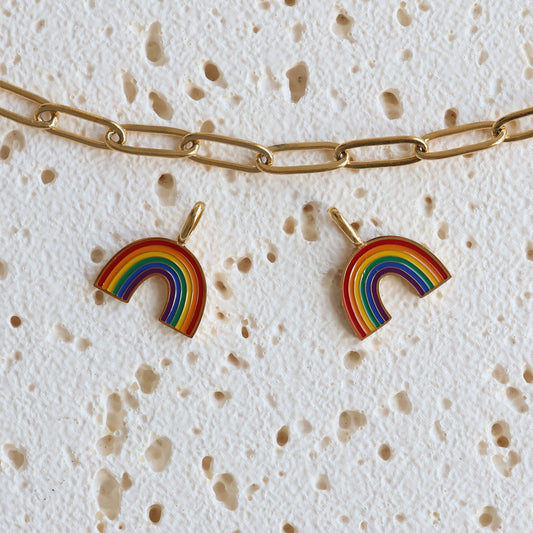 Rainbow Enamel Charms