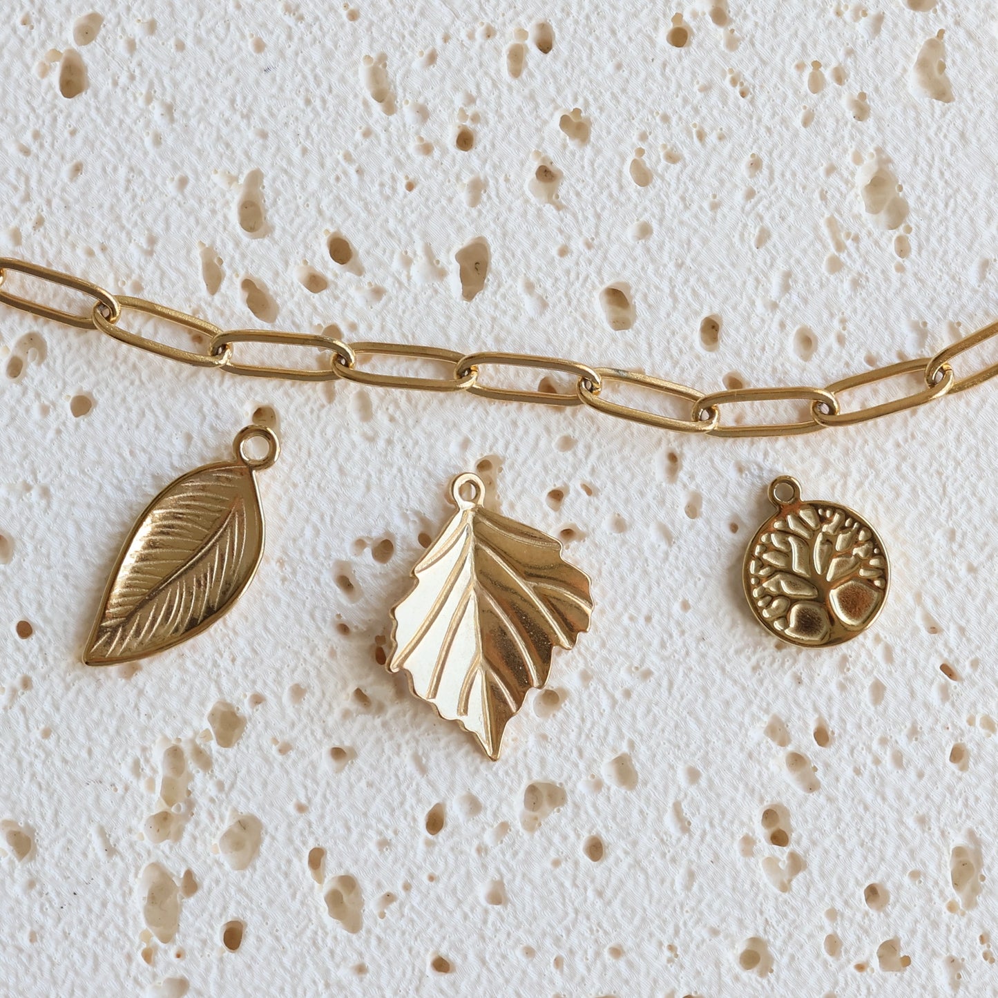 Nature-Inspired Leaf & Tree Charms