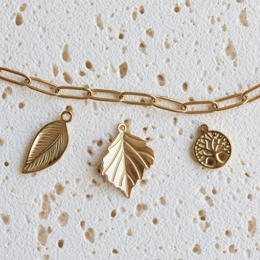 Nature-Inspired Leaf & Tree Charms