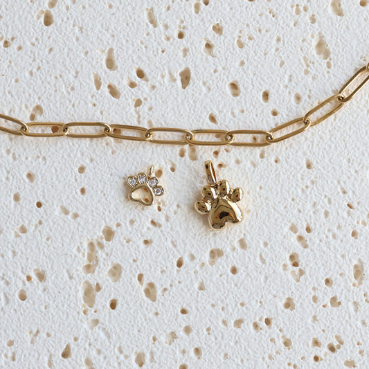 Paw Print Charms