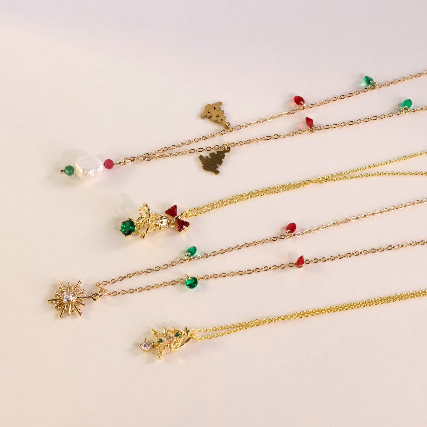 Snowflake ❄️Gold Plated Christmas🎄 Necklace