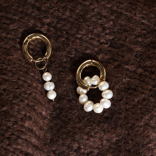 Jess freshwater pearl earrings