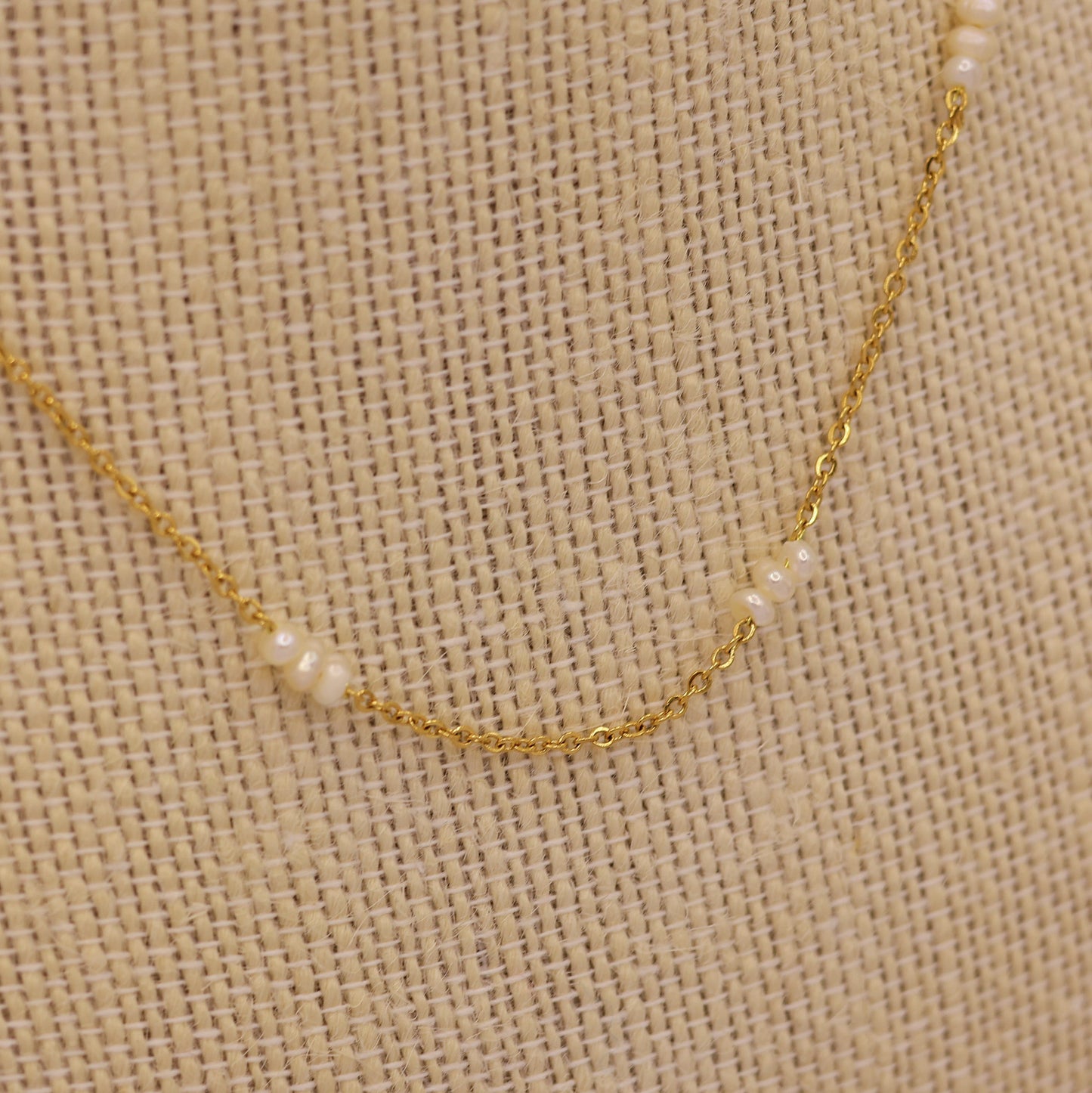 Joni Mini Pearl Necklace Handmade