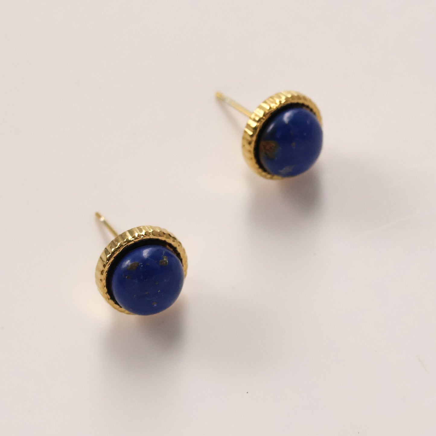 Natural stone stud earrings Malachite , Turquoise,  Lapis Lazuli