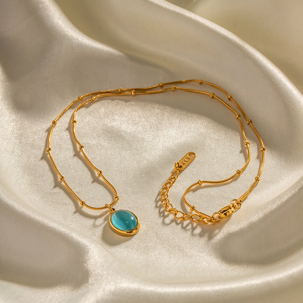 Gold plated Oceanic Opulence Necklace