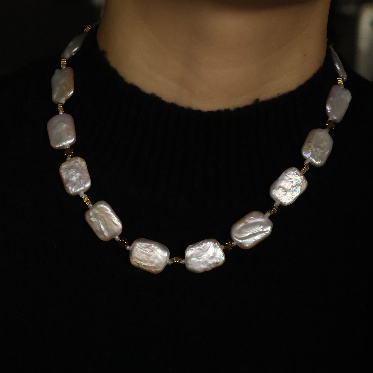 Wanda freshwater baroque pearl necklace