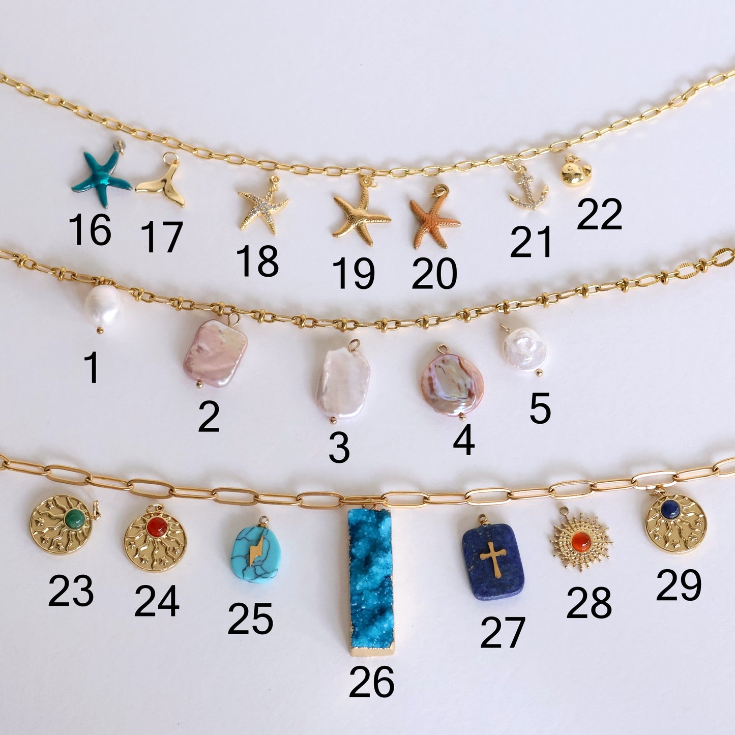 Build your own charm necklace!