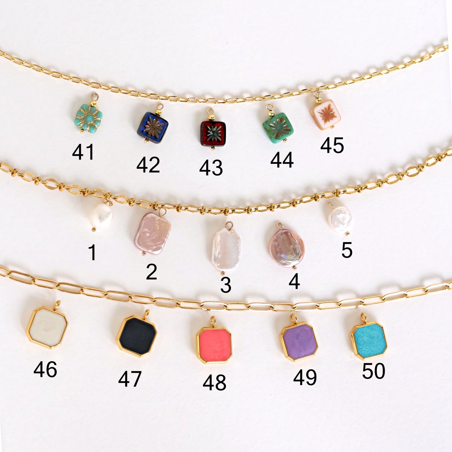 Build your own charm necklace!