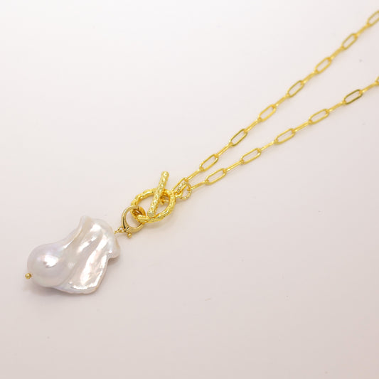 Marissa freeform Baroque pearl necklace