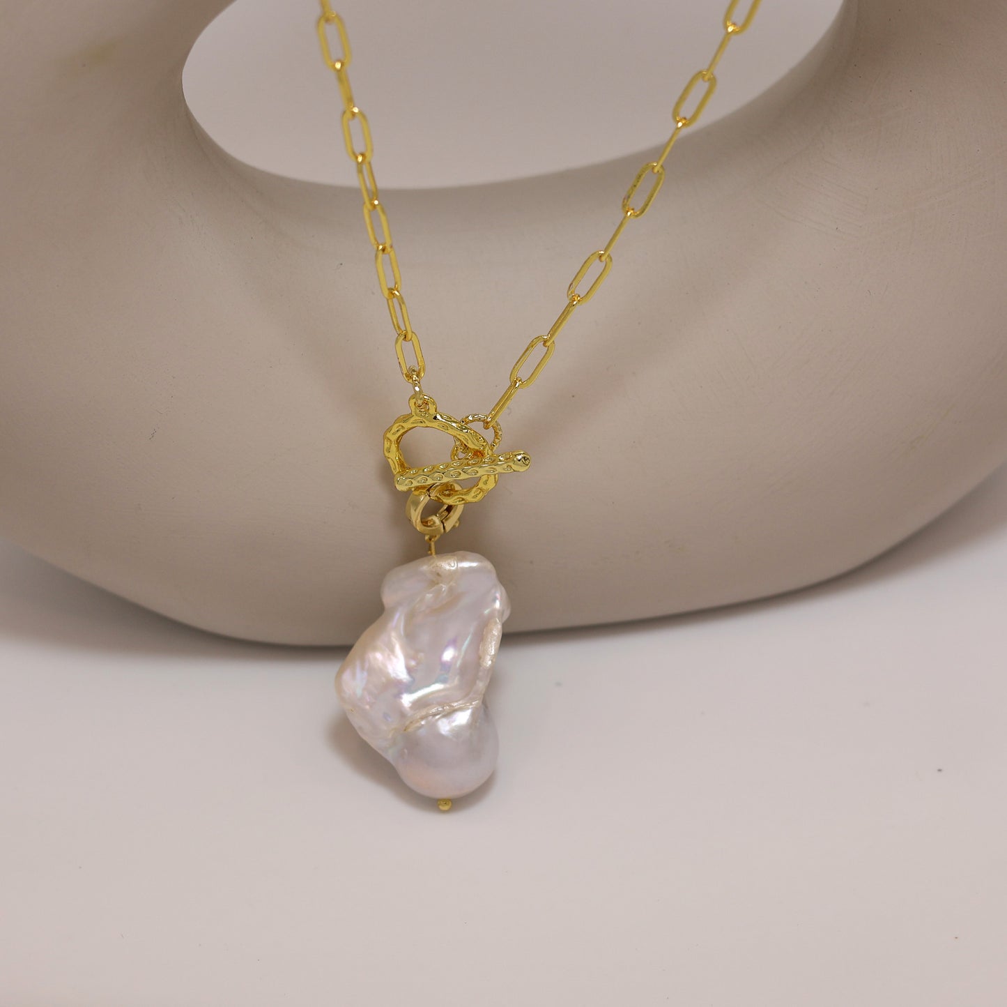 Marissa freeform Baroque pearl necklace