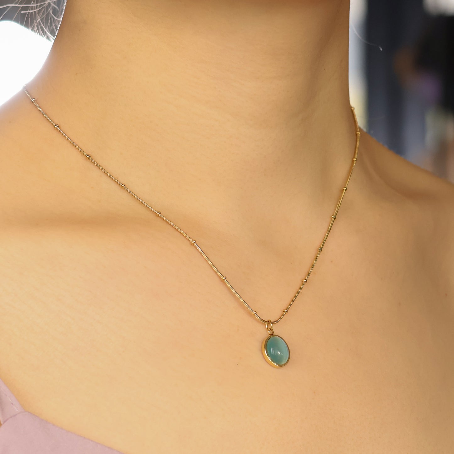 Gold plated Oceanic Opulence Necklace