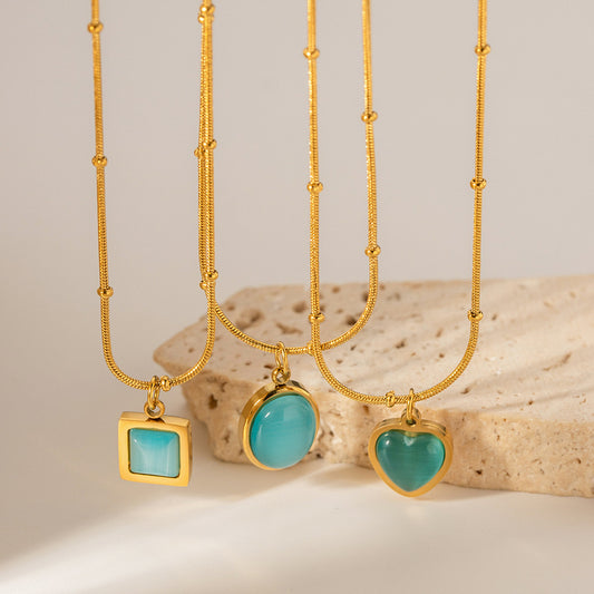 Gold plated Oceanic Opulence Necklace