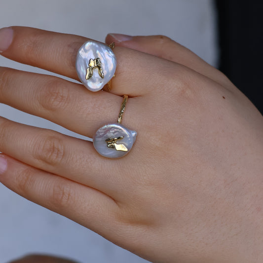 Baroque Butterfly Ring