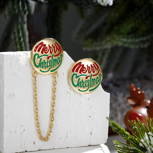 Merry Christmas🎄 Asymmetrical Earring sets - 14k gold plated✨