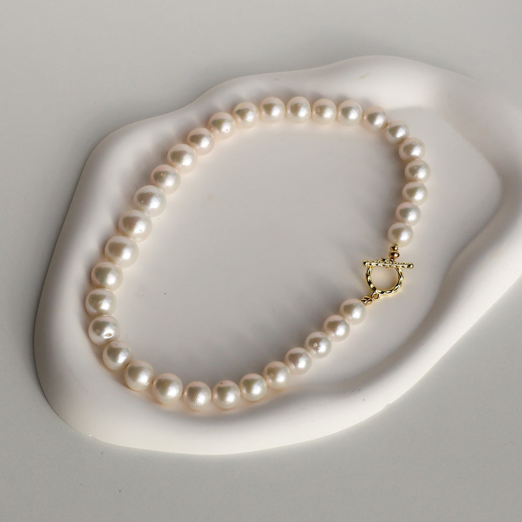 Classic pearl necklace 12-14mm large pearls
