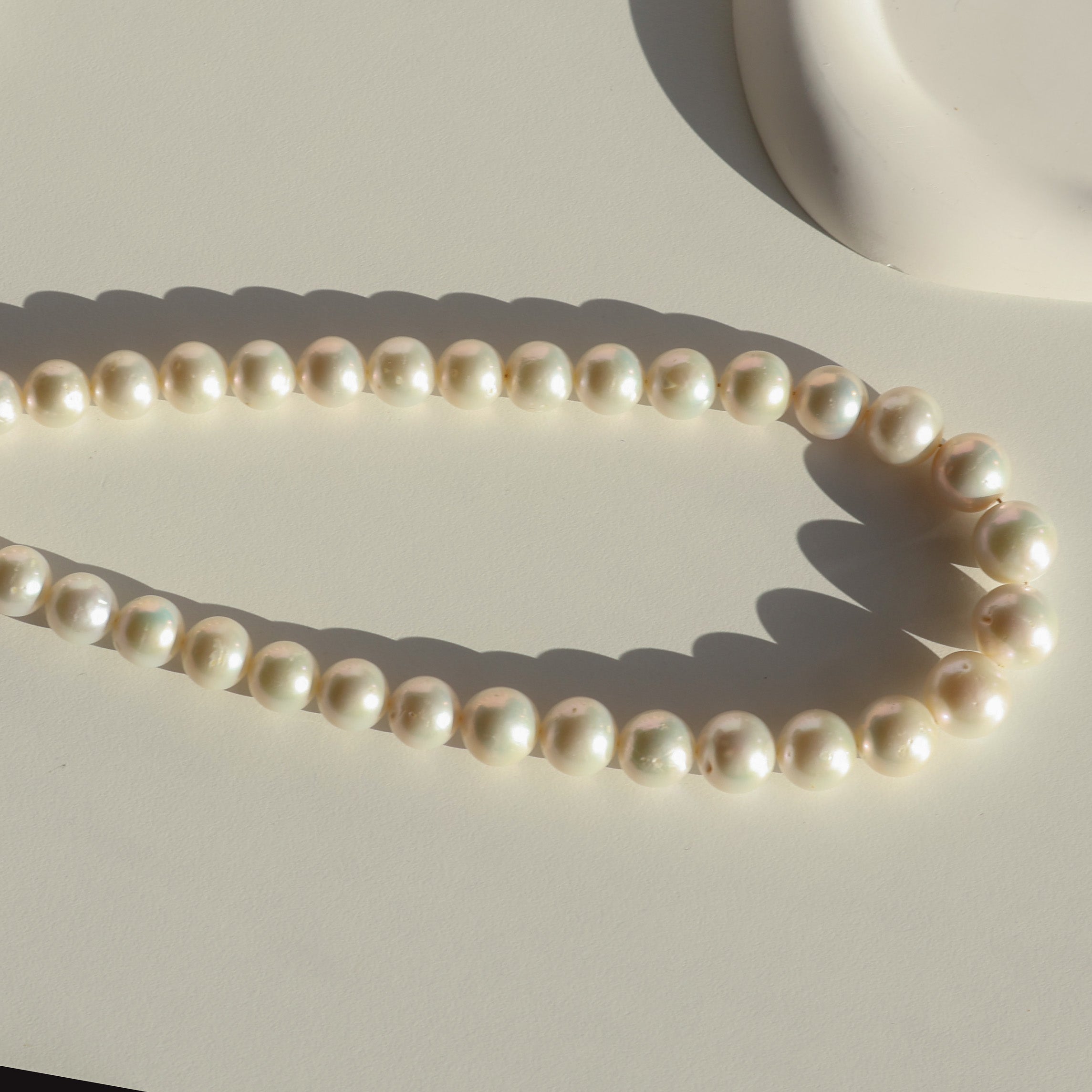 Classic pearl necklace 12-14mm large pearls