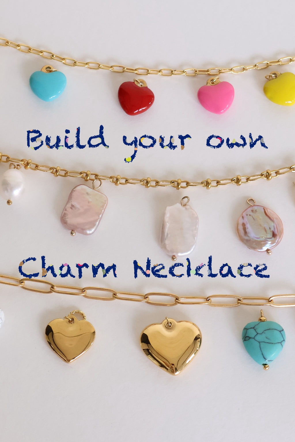 BYO  Build Your Own Personalised Charm Necklace and Bracelet