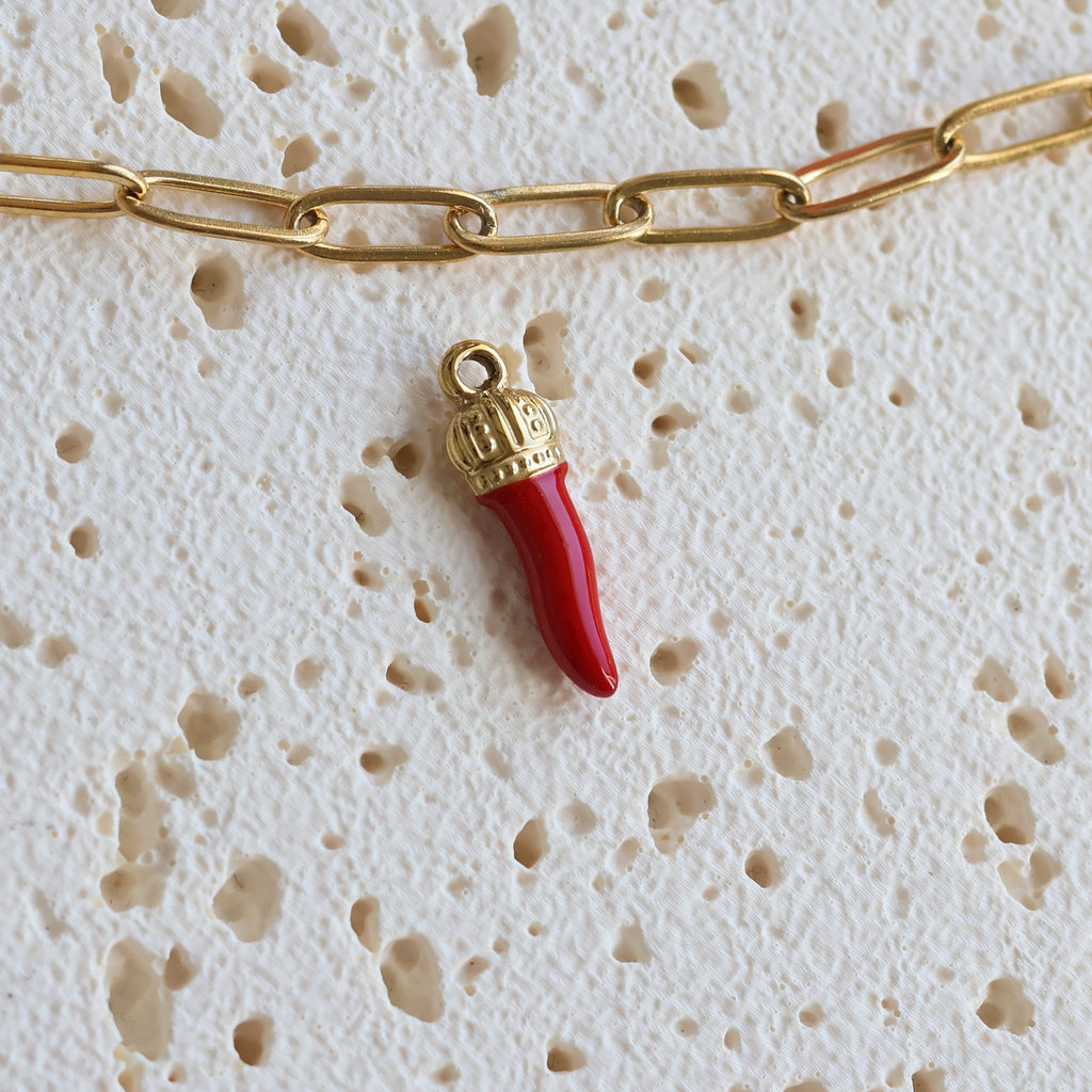 Red Chili Pepper Charms