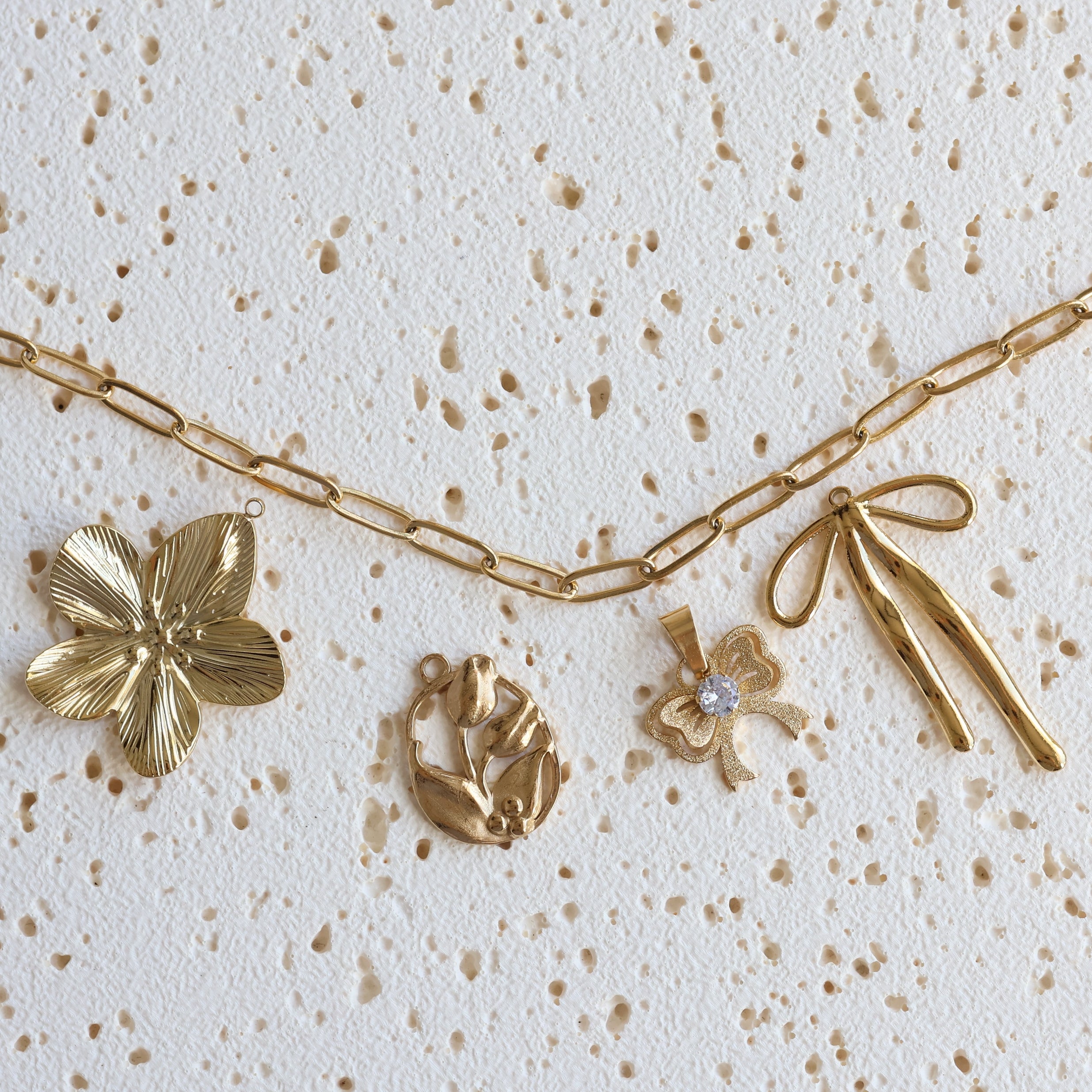 Floral & Bow Charms