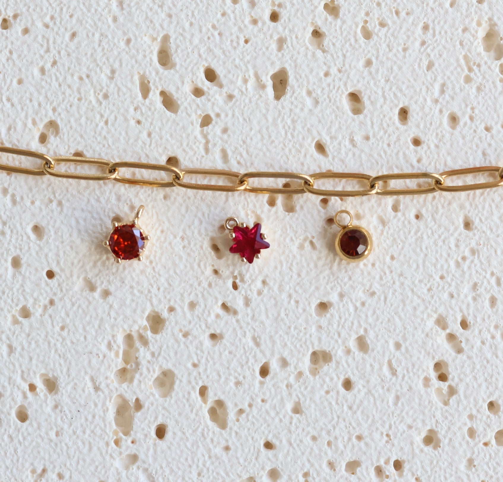 January Birthstone Charms