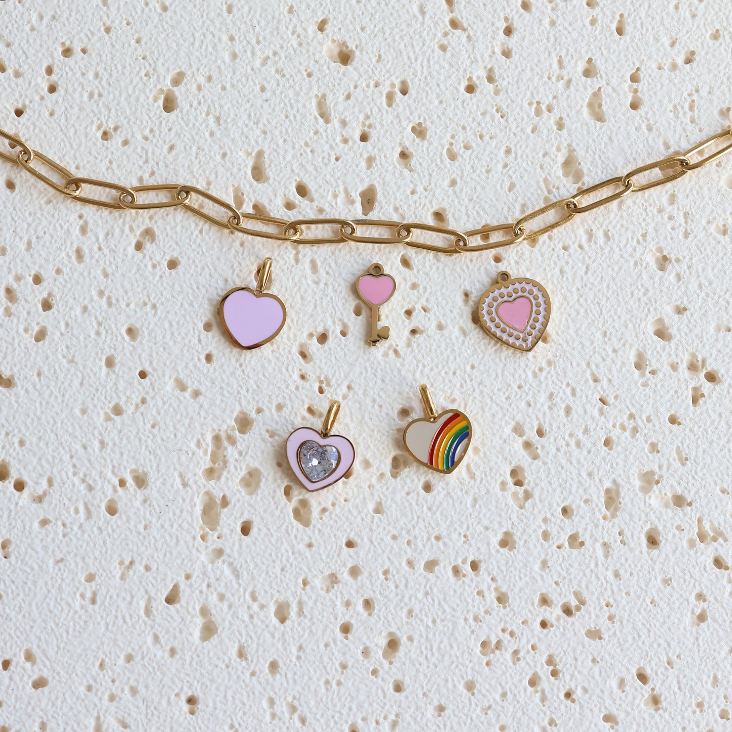 Pastel Love & Rainbow Charms