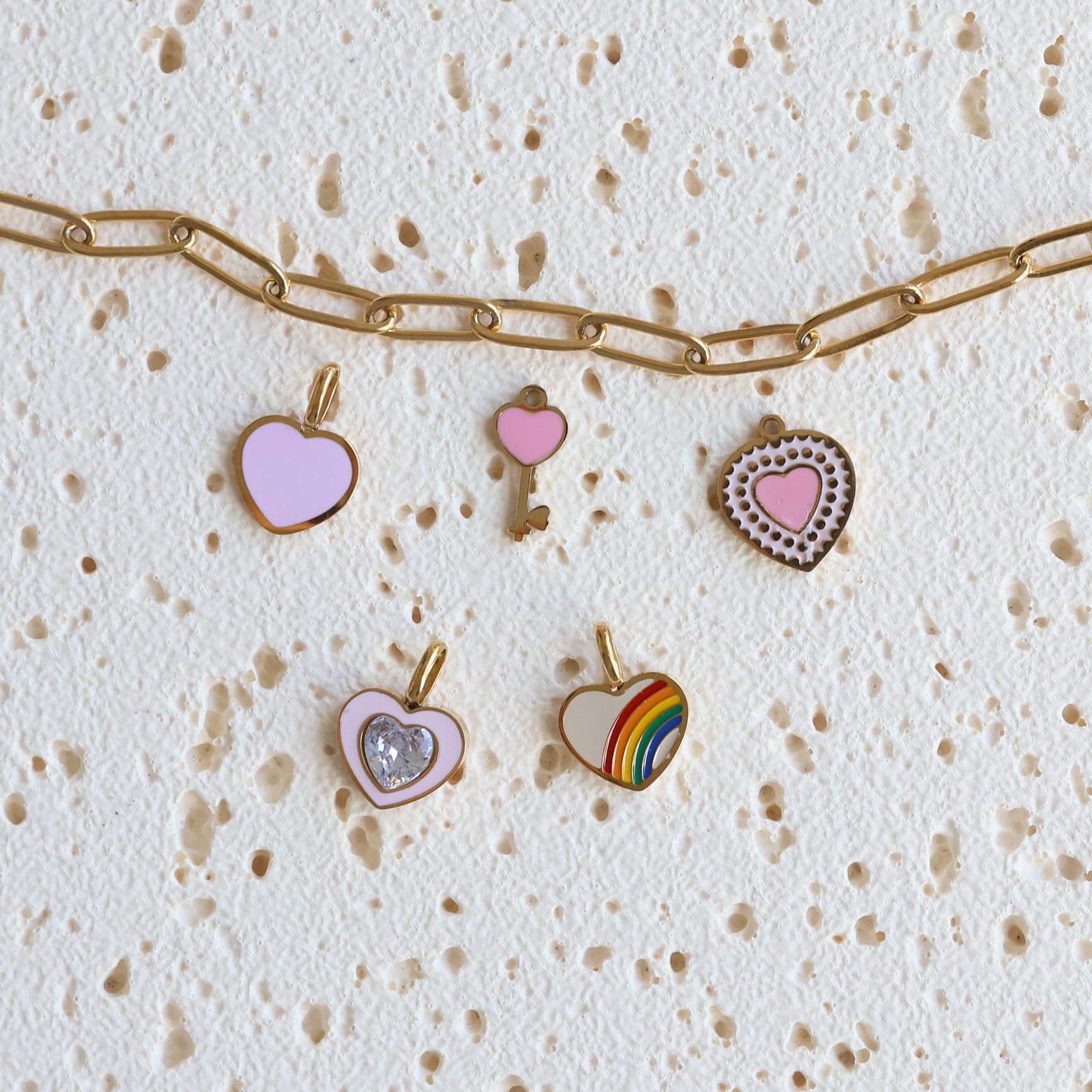 Pastel Love & Rainbow Charms