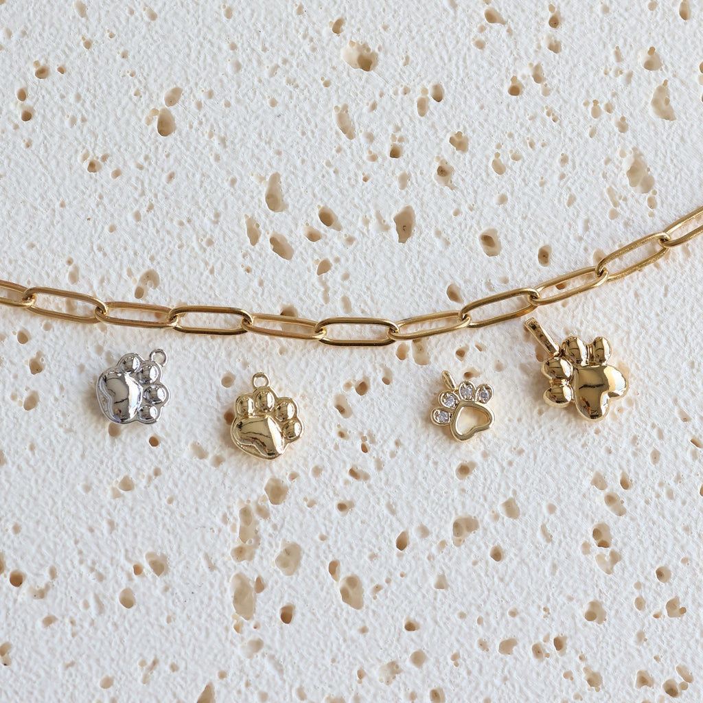 Paw Print Charms