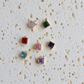 Colorful gemstone charm