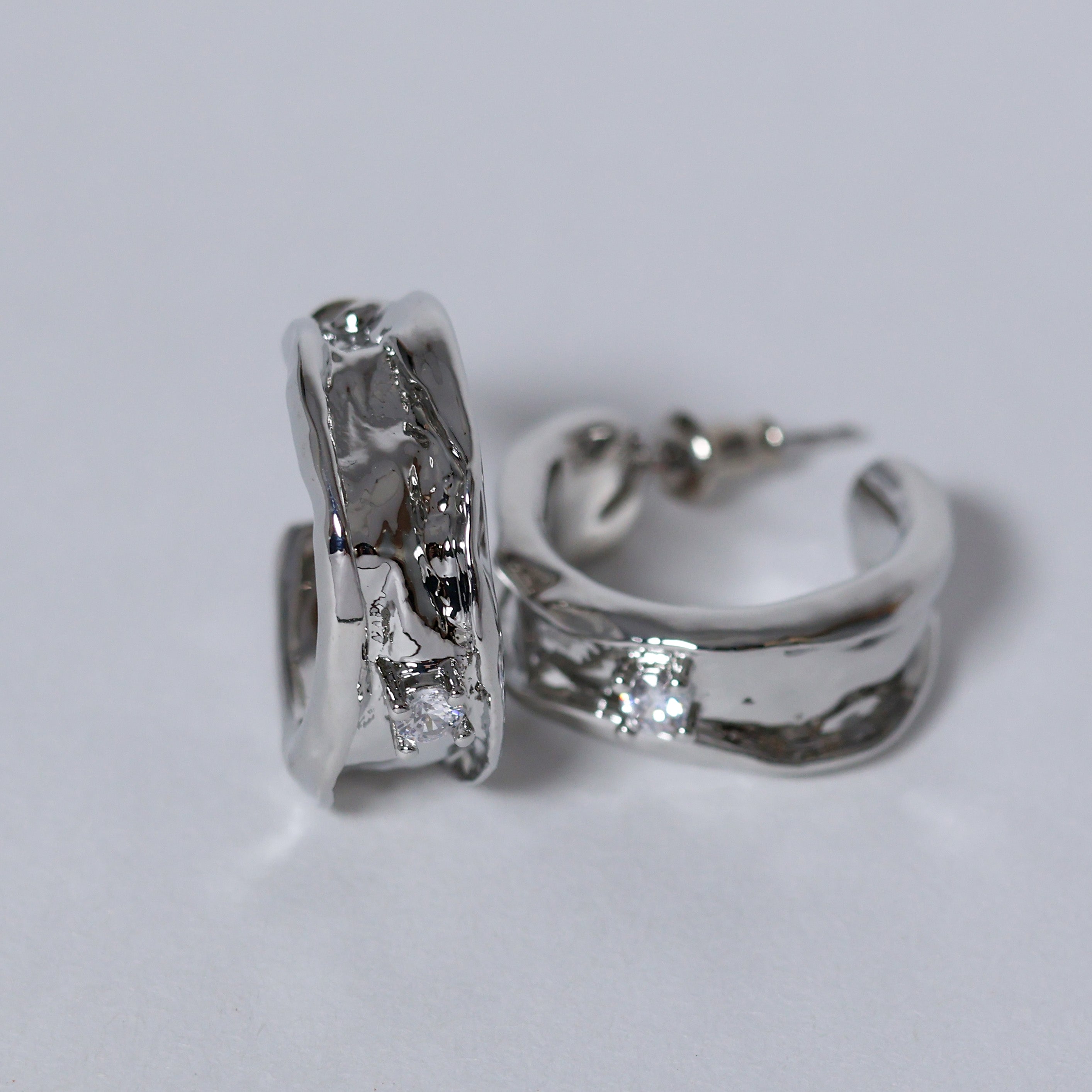 Elliot Hoop Earrings Gold Plated