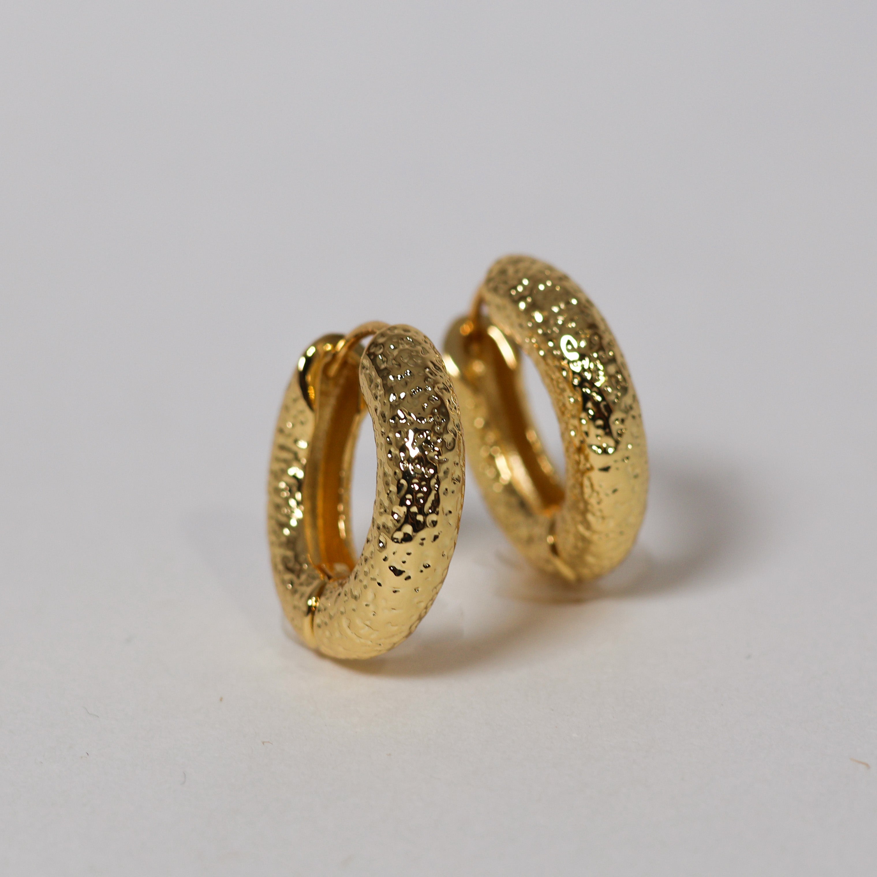 Sutton Gold Plated Huggies