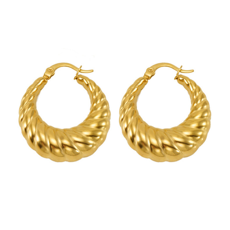 Gold plated huggies assorted