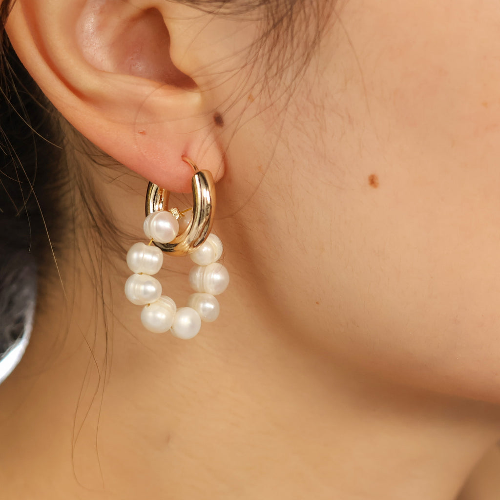 Jess freshwater pearl earrings