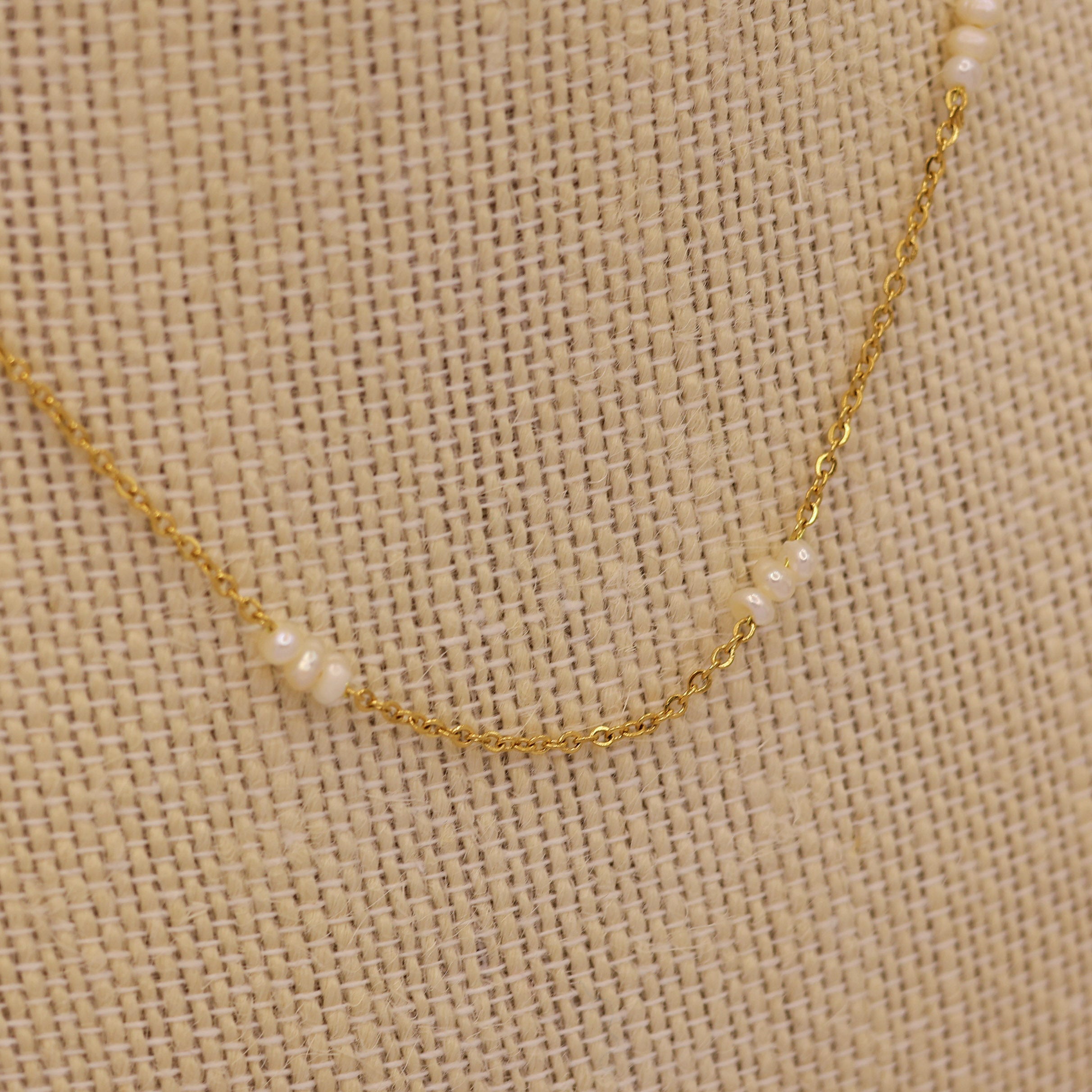 Joni Mini Pearl Necklace Handmade