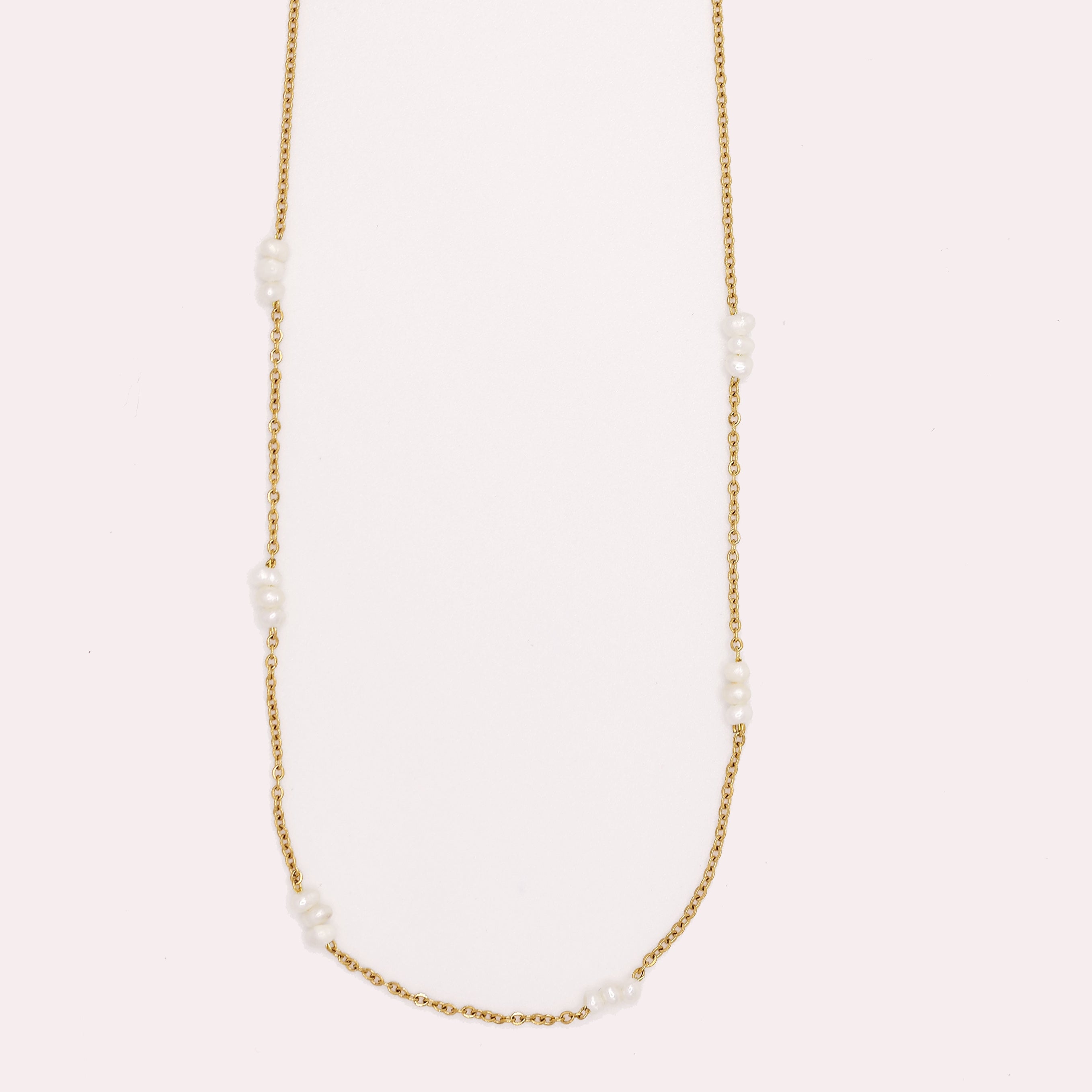 Joni Mini Pearl Necklace Handmade