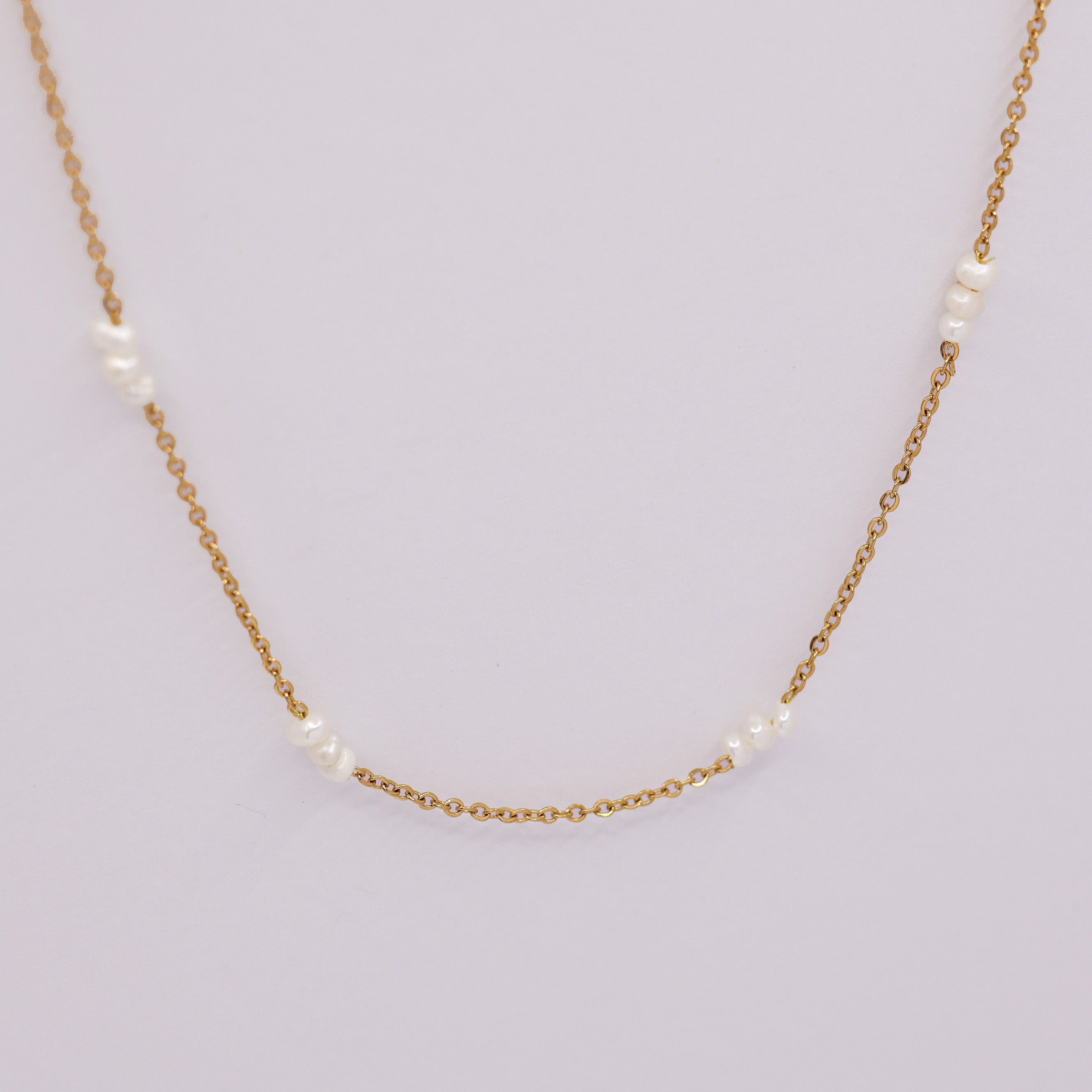 Joni Mini Pearl Necklace Handmade