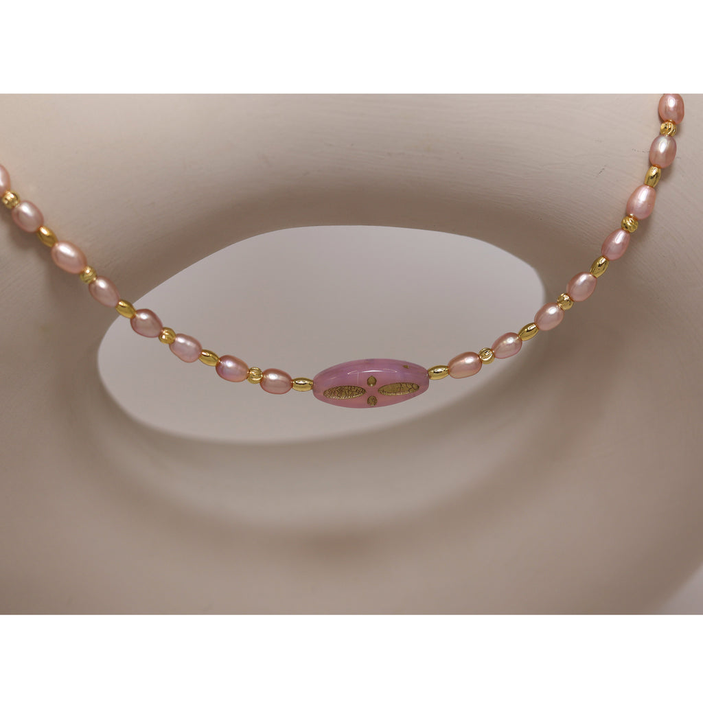 Lavender Haze Pearl Necklace