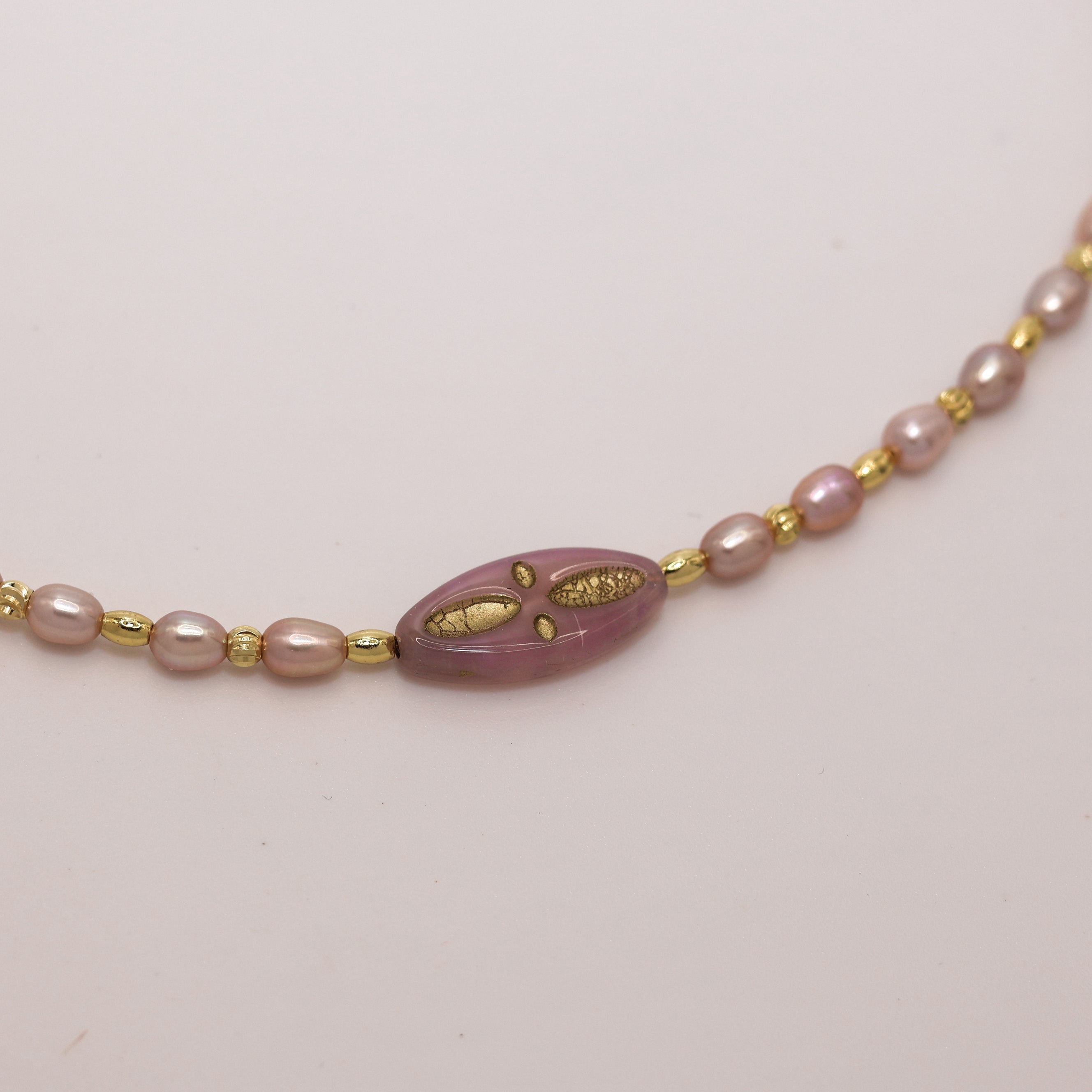 Lavender Haze Pearl Necklace