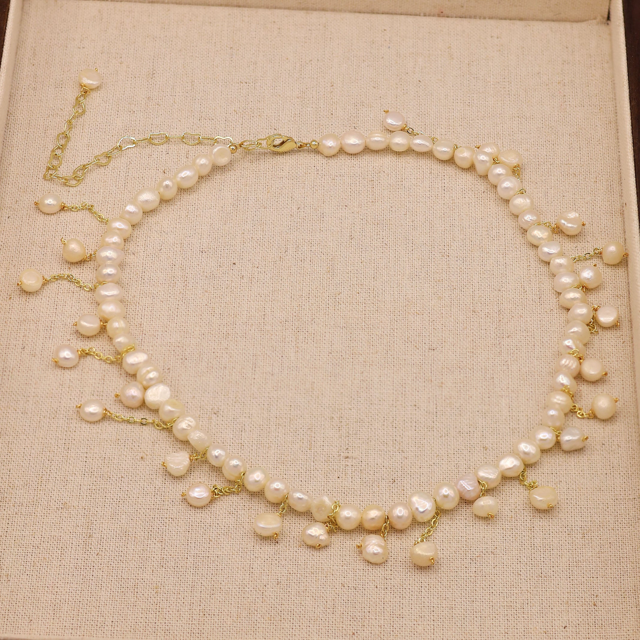 Elene Bridal Pearl Necklace Handmade for wedding prom