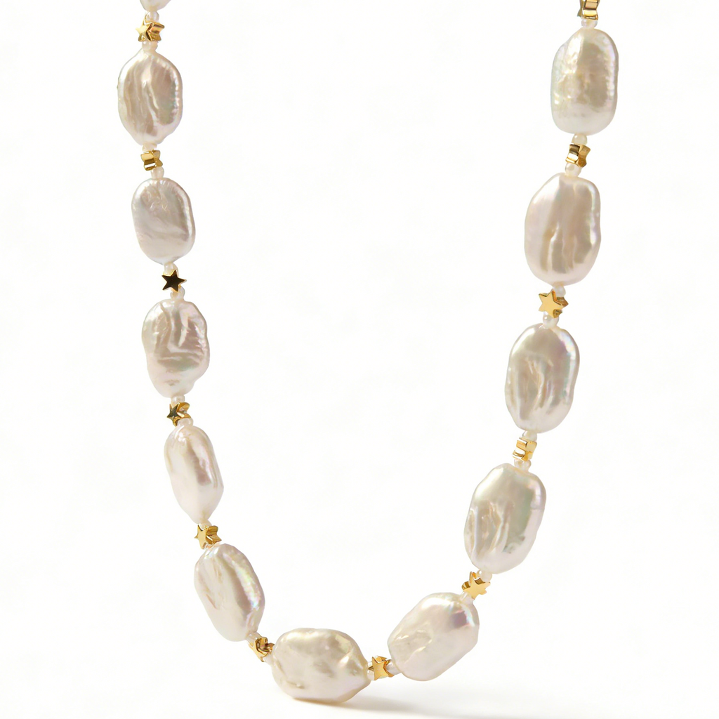 Wanda freshwater baroque pearl necklace