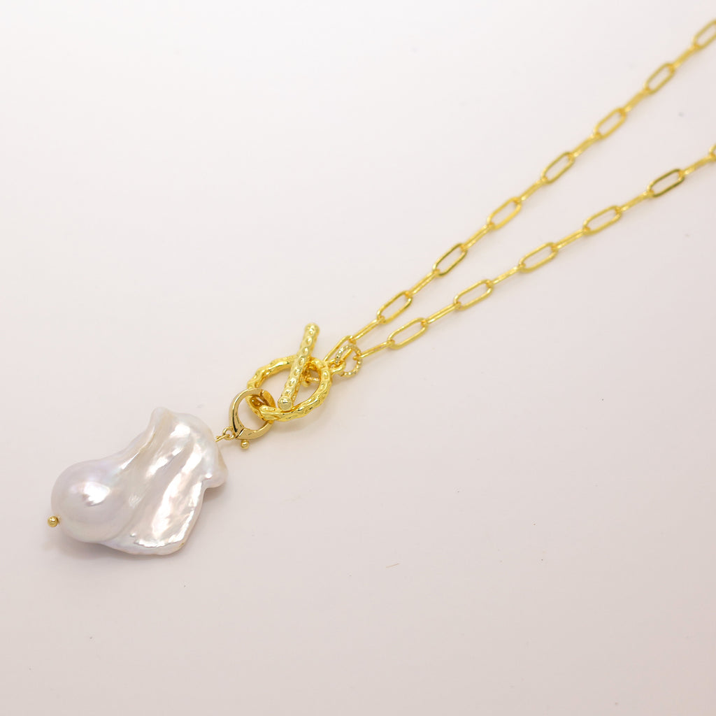 Marissa freeform Baroque pearl necklace