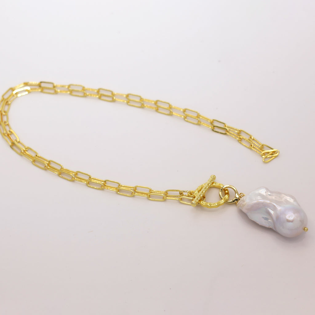 Marissa freeform Baroque pearl necklace