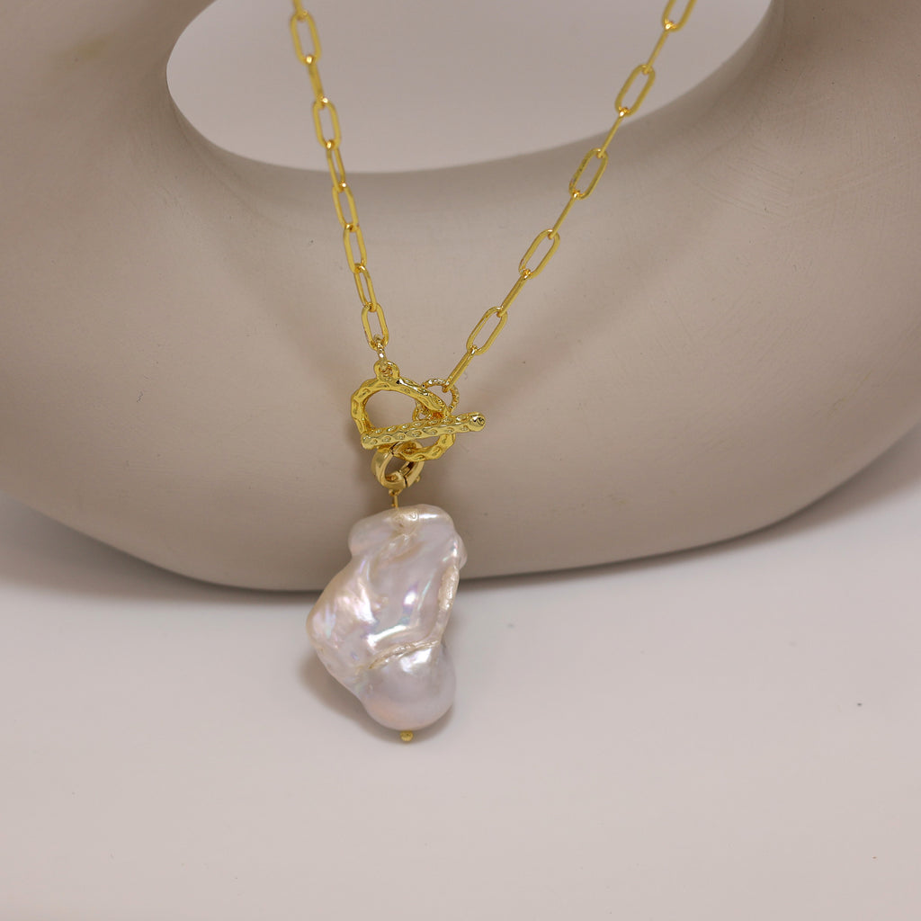 Marissa freeform Baroque pearl necklace