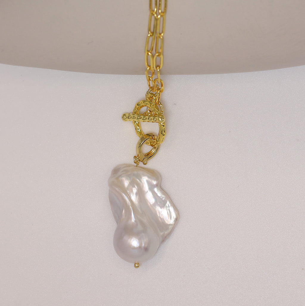 Marissa freeform Baroque pearl necklace