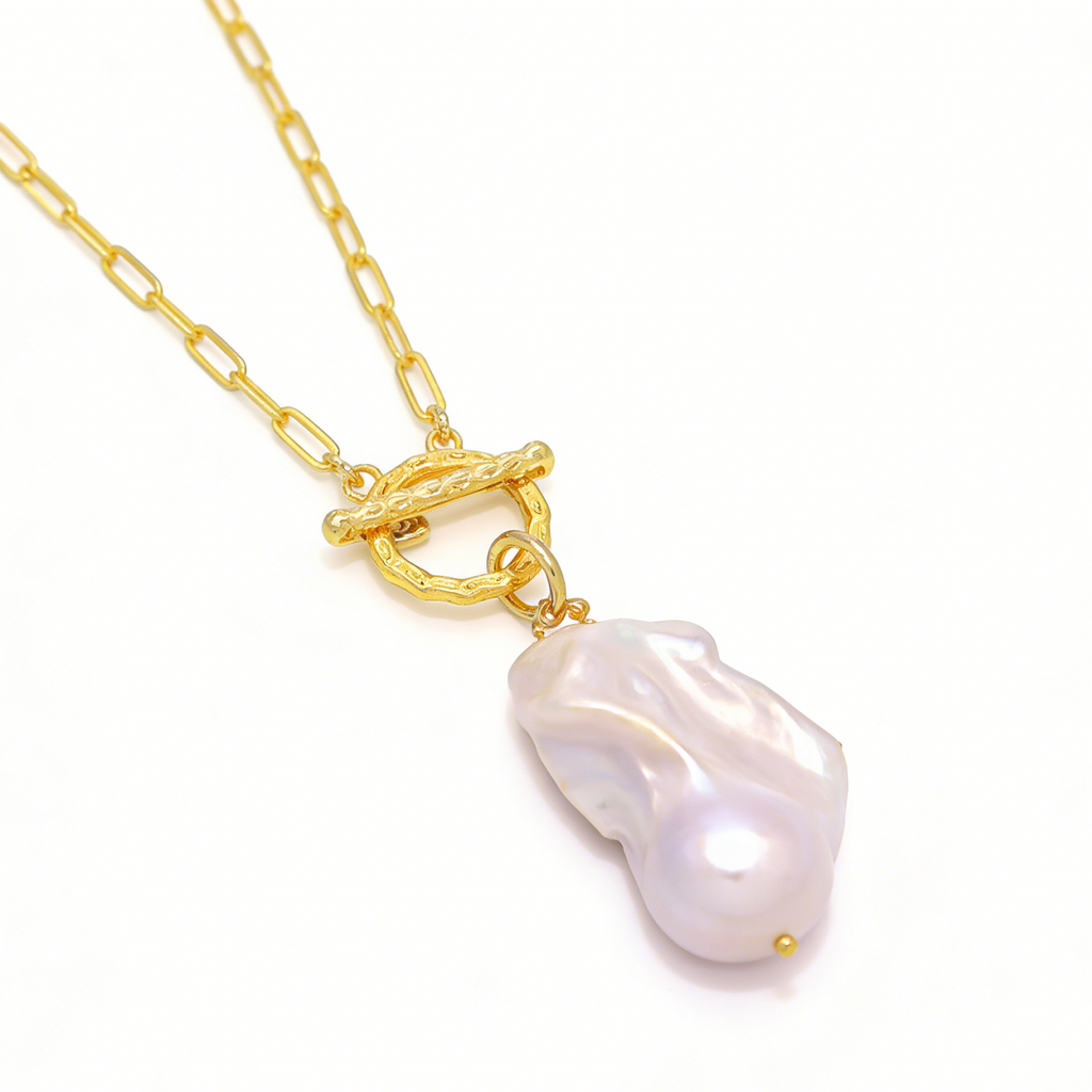 Marissa freeform Baroque pearl necklace