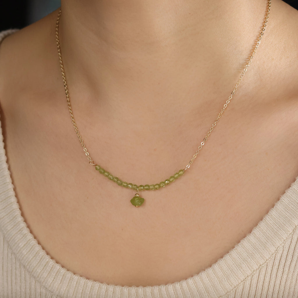 Peridot Dream handmade neckalce August birthstone