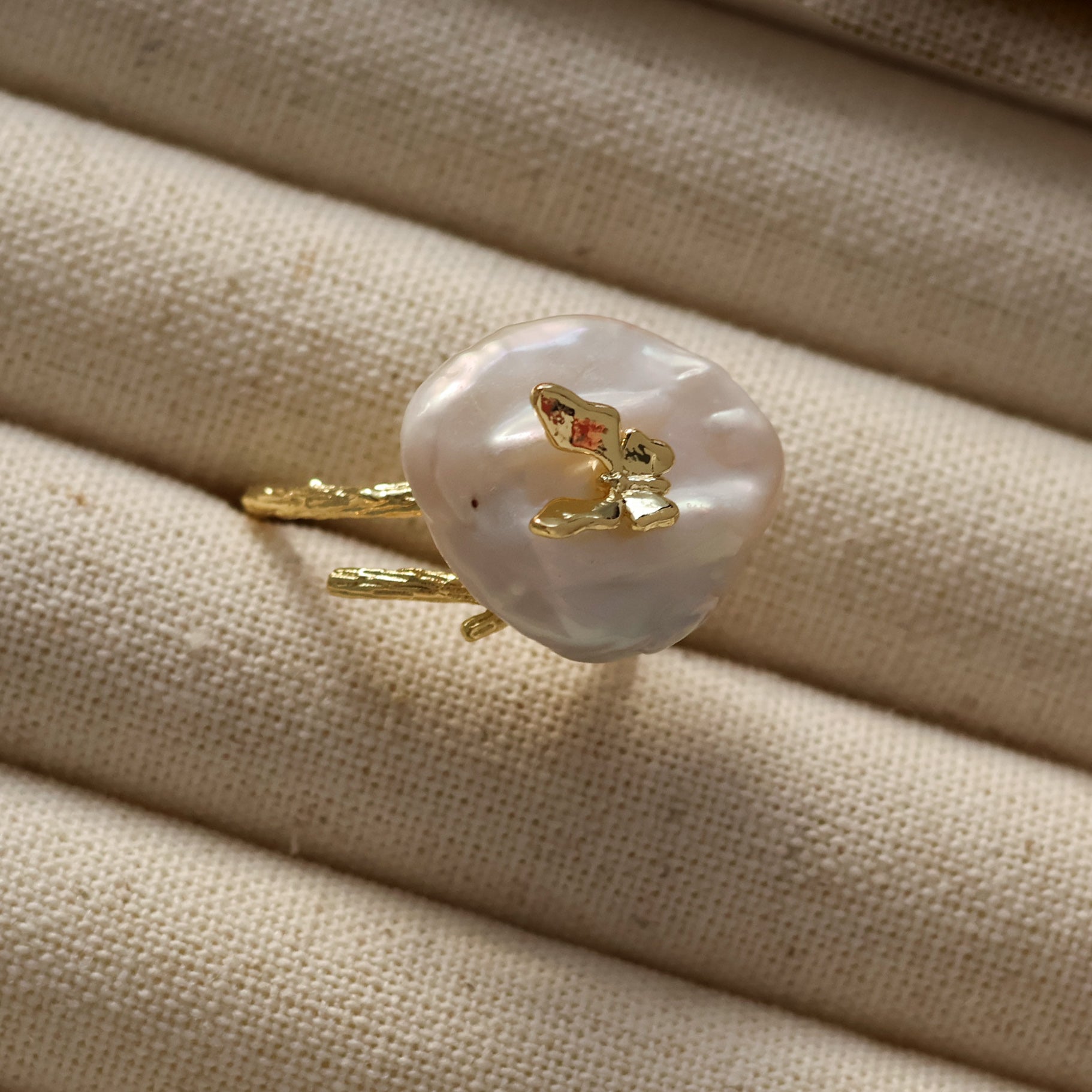 Baroque Butterfly Ring