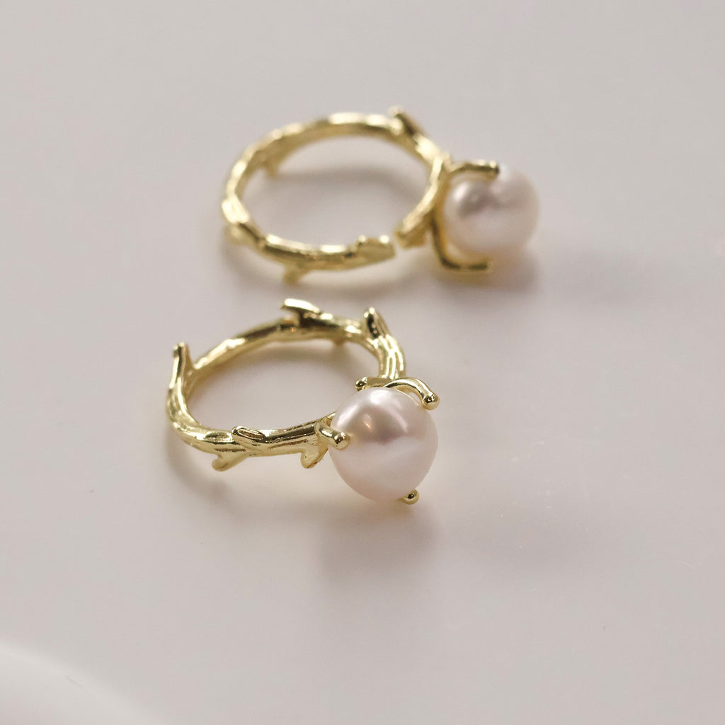 Branch Pearl Open Ring