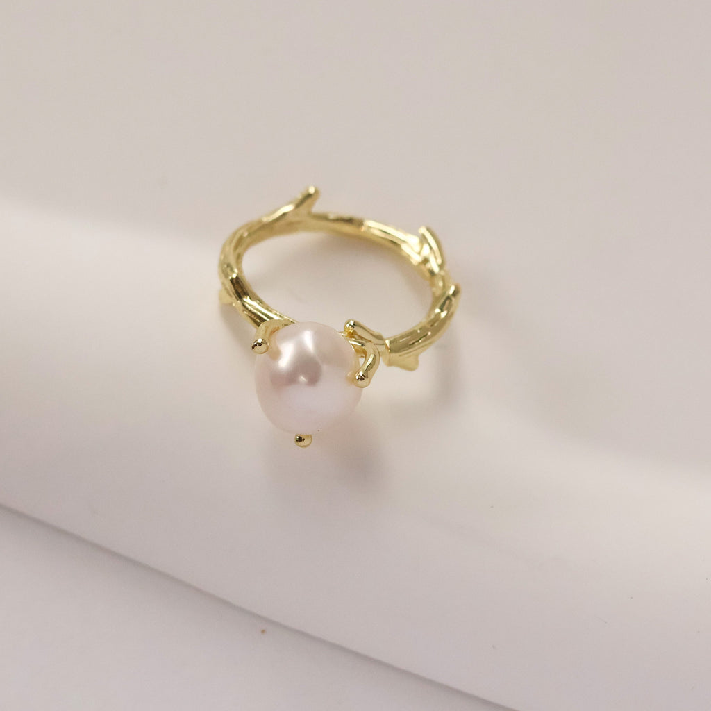 Branch Pearl Open Ring