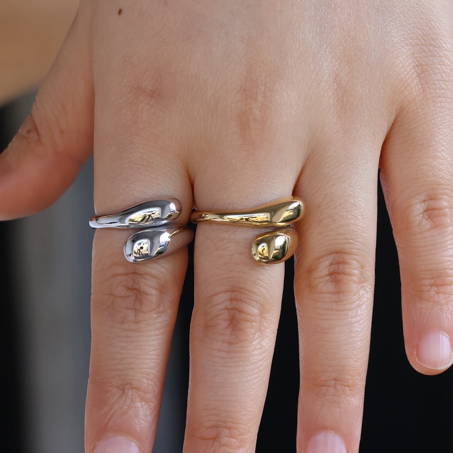 Liquid open ring